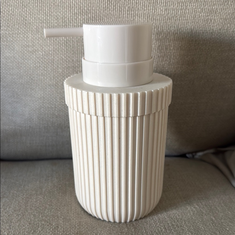 Elegant White Soap Dispenser